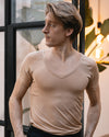 Homme - T-shirt Anti-Transpiration-fibershirts-fr color__le teint+neck__col en v profond