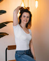 Femme - T-shirt anti-transpirant - color__blanc