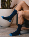 Chaussettes fil d'argent - Hommes et femmes - color__haute - bleu marine