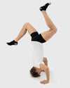Chaussettes fil d'argent - Hommes et femmes  - color__basses - noir