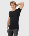 Homme - T-shirt Anti-Transpiration-fibershirts-fr color__noir+neck__col rond