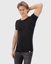 Homme - T-shirt Anti-Transpiration-fibershirts-fr color__noir+neck__col rond