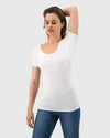 Femme - T-shirt anti-transpirant - color__blanc