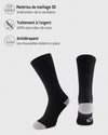 chaussettes argent  - color__haute - noir