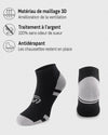 Chaussettes fil d'argent - Hommes et femmes - color__basses - noir